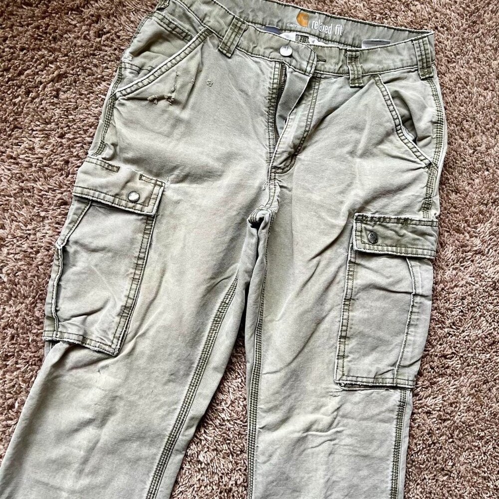 Carhartt Relaxed Fit Cargos Size 28X30
